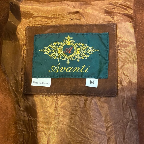 Avanti Brown Suede Fringe Blazer - Picture 2 of 12